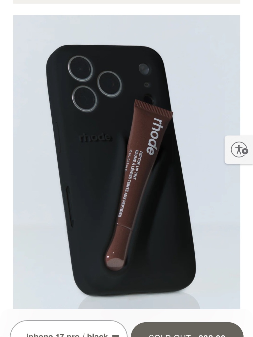 RHODE Black iPhone Case- 2 available